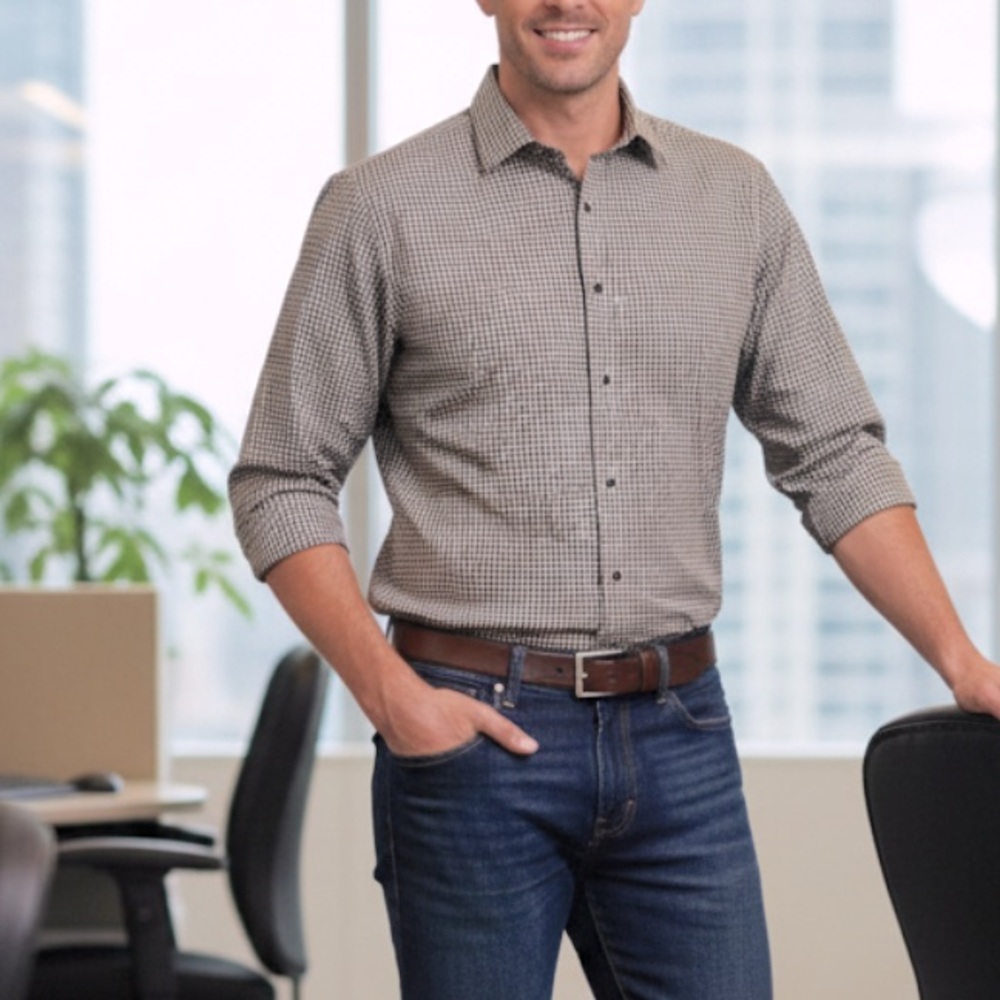 Van Heusen Traveler Classic Fit Shirt – Men’s Small